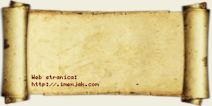 Žaklina Janjić vizit kartica